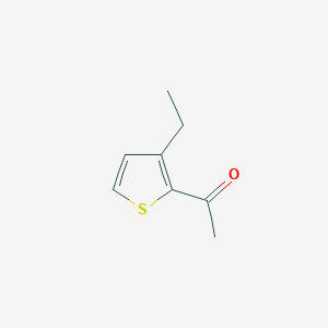 molecular formula C8H10OS B166746 2-Acetyl-3-ethylthiophene CAS No. 129633-77-8