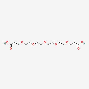 molecular formula C14H26O9 B1667462 4,7,10,13,16-Pentaoxanonadecane-1,19-dioic acid CAS No. 439114-13-3