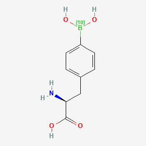 molecular formula C9H12BNO4 B1667466 Boronophenylalanine B-10 CAS No. 80994-59-8