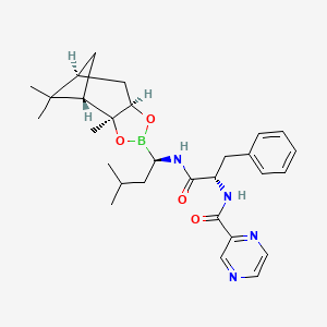 molecular formula C29H39BN4O4 B1667467 硼替佐米-莰烯二醇 CAS No. 205393-22-2