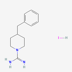 B1667476 4-Benzylpiperidine-1-carboximidamide hydroiodide CAS No. 849776-40-5