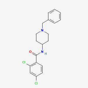 molecular formula C19H20Cl2N2O B1667477 N-(1-benzylpiperidin-4-yl)-2,4-dichlorobenzamide CAS No. 312281-74-6