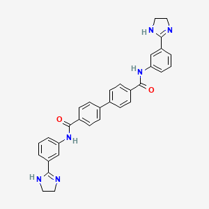 molecular formula C32H29ClN6O2 B1667478 BPH-1358 free base CAS No. 5352-53-4