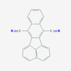 molecular formula C22H10N2 B166750 Benzo[k]fluoranthene-7,12-dicarbonitrile CAS No. 72851-41-3