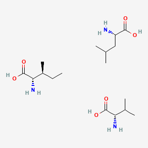molecular formula C17H37N3O6 B1667502 BranchAmin CAS No. 308062-69-3