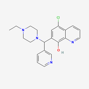molecular formula C21H23ClN4O B1667512 BRD 4354 