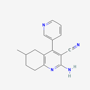 molecular formula C16H16N4 B1667516 BRD6989 
