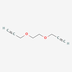 molecular formula C8H10O2 B1667519 1,2-Bis(2-propynyloxy)ethane CAS No. 40842-04-4