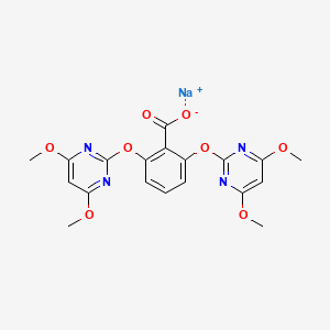 molecular formula C19H18N4NaO8 B1667525 CID 53297382 CAS No. 125401-92-5