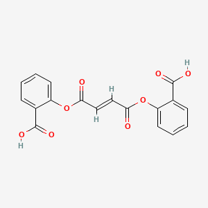 molecular formula C18H12O8 B1667526 Bissalicyl fumarate CAS No. 74134-01-3