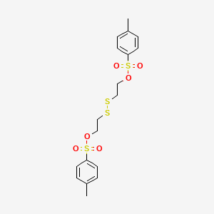 molecular formula C18H22O6S4 B1667528 Bis-Tos-(2-hydroxyethyl disulfide) 