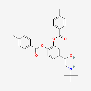 molecular formula C28H31NO5 B1667532 Bitolterol CAS No. 30392-40-6