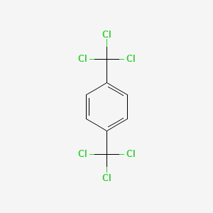 molecular formula C8H4Cl6 B1667536 1,4-Bis(trichloromethyl)benzene CAS No. 68-36-0