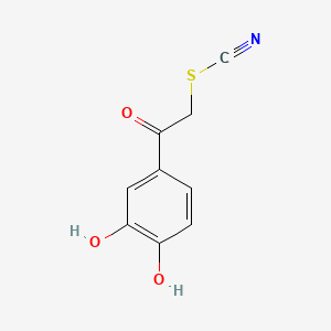 2-(3,4-Dihydroxyphenyl)-2-oxoethyl thiocyanate