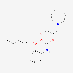 molecular formula C22H36N2O4 B1667540 Antiarrhythmic agent-2 CAS No. 105919-73-1