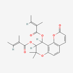 molecular formula C24H26O7 B1667543 Praeruptorin B CAS No. 81740-07-0