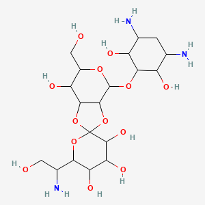 molecular formula C19H35N3O13 B1667547 Antibiotic A 396I CAS No. 31357-30-9