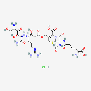 molecular formula C29H47ClN10O14S B1667552 Antibiotic tan-592B CAS No. 99685-75-3