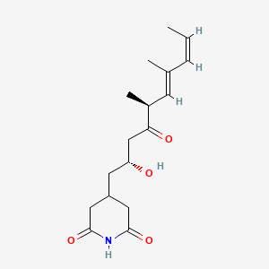molecular formula C17H25NO4 B1667553 9-Methylstreptimidone CAS No. 51867-94-8