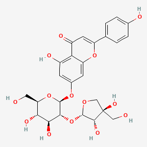 molecular formula C26H28O14 B1667559 Apioside CAS No. 26544-34-3
