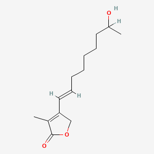 molecular formula C14H22O3 B1667562 Appenolide B CAS No. 148077-11-6