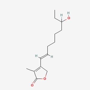 molecular formula C14H22O3 B1667563 Appenolide C CAS No. 148077-12-7