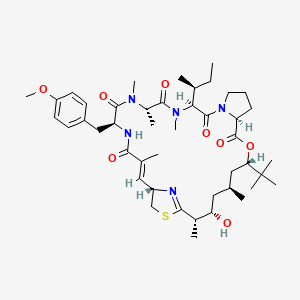molecular formula C45H69N5O9S B1667564 Apratoxin A CAS No. 350791-64-9