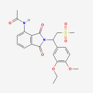 molecular formula C22H24N2O7S B1667565 (Rac)-Apremilast CAS No. 253168-86-4