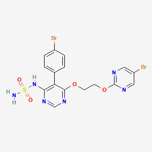 molecular formula C16H14Br2N6O4S B1667571 Aprocitentan CAS No. 1103522-45-7