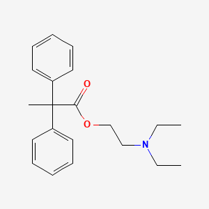 molecular formula C21H27NO2 B1667572 Aprofene CAS No. 3563-01-7
