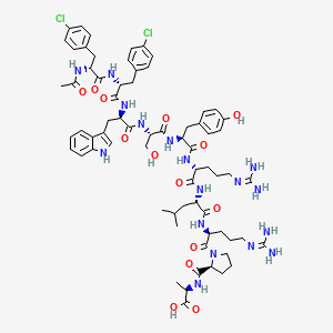 molecular formula C69H91Cl2N17O14 B1667575 ORG 30276 CAS No. 83539-08-6