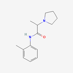molecular formula C14H20N2O B1667577 Aptocaine CAS No. 19281-29-9