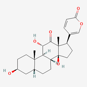 molecular formula C24H32O6 B1667589 Arenobufagin CAS No. 464-74-4