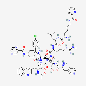 molecular formula C80H104ClN21O14 B1667590 Argtide CAS No. 138111-66-7