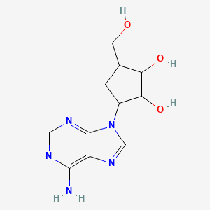 3-(6-Aminopurin-9-yl)-5-(hydroxymethyl)cyclopentane-1,2-diol