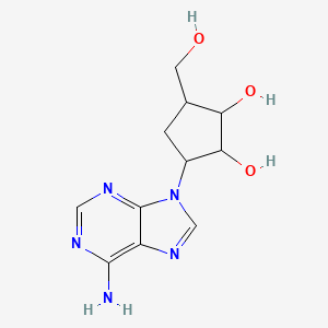 molecular formula C11H15N5O3 B1667592 Aristeromycin CAS No. 19186-33-5