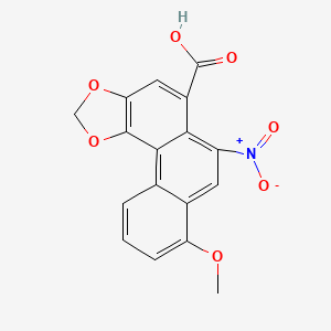 molecular formula C17H11NO7 B1667593 马兜铃 CAS No. 313-67-7