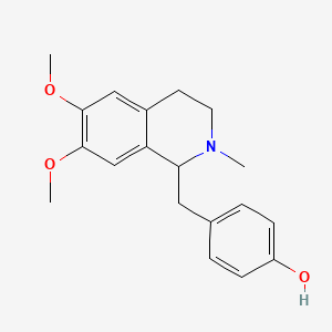 molecular formula C19H23NO3 B1667600 荷叶碱 CAS No. 5884-67-3