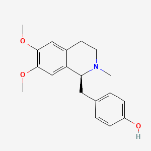 molecular formula C19H23NO3 B1667602 (+)-Armepavine CAS No. 14400-96-5