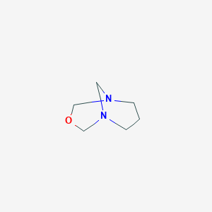 molecular formula C6H12N2O B166761 3-Oxa-1,5-diazabicyclo[3.3.1]nonane CAS No. 138913-25-4