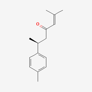molecular formula C15H20O B1667624 (+)-Turmerone CAS No. 532-65-0
