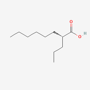molecular formula C11H22O2 B1667625 Arundic Acid CAS No. 185517-21-9