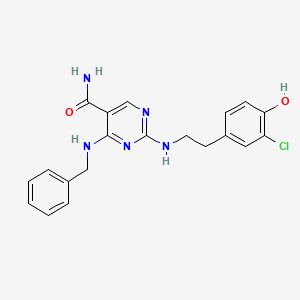 molecular formula C20H20ClN5O2 B1667629 AS1517499 CAS No. 919486-40-1