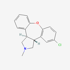 molecular formula C17H16ClNO B1667633 Asenapine (Standard) CAS No. 65576-45-6