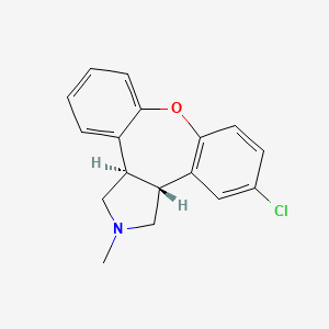 molecular formula C17H16ClNO B1667633 阿塞那平 CAS No. 65576-45-6