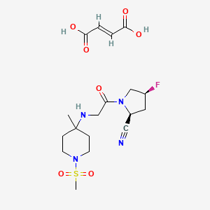 molecular formula C18H27FN4O7S B1667639 ASP8497 CAS No. 651055-26-4