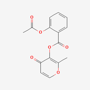molecular formula C15H12O6 B1667642 Aspalatone CAS No. 147249-33-0