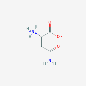 molecular formula C4H8N2O3 B1667644 (-)-Asparagine CAS No. 70-47-3
