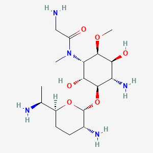 molecular formula C17H35N5O6 B1667648 Astromicin CAS No. 55779-06-1