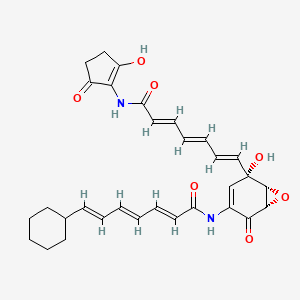 molecular formula C31H34N2O7 B1667649 Asukamycin CAS No. 61116-33-4